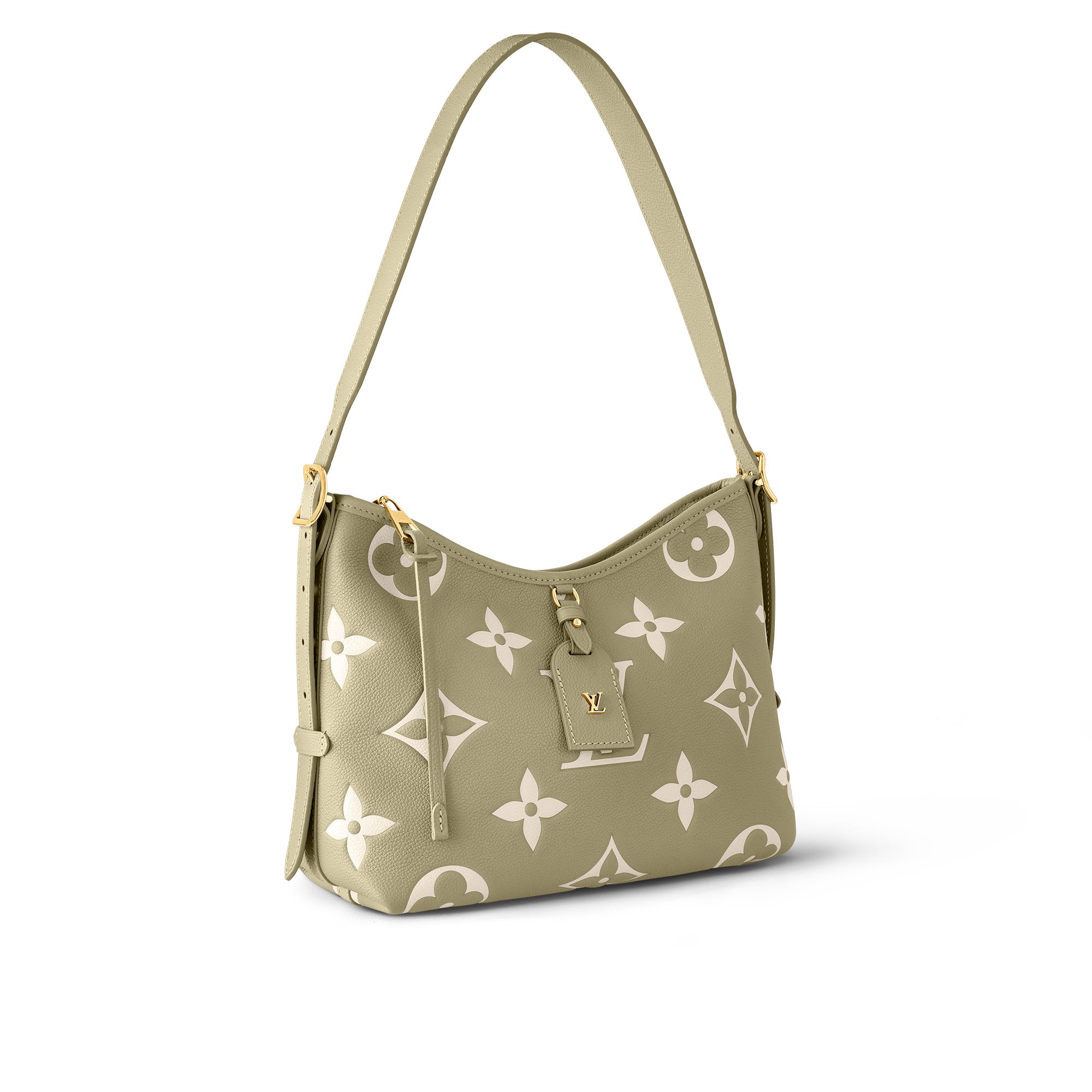 Louis Vuitton CarryAll PM Bicolor Monogram Empreinte Leather Women's Handbags M46672