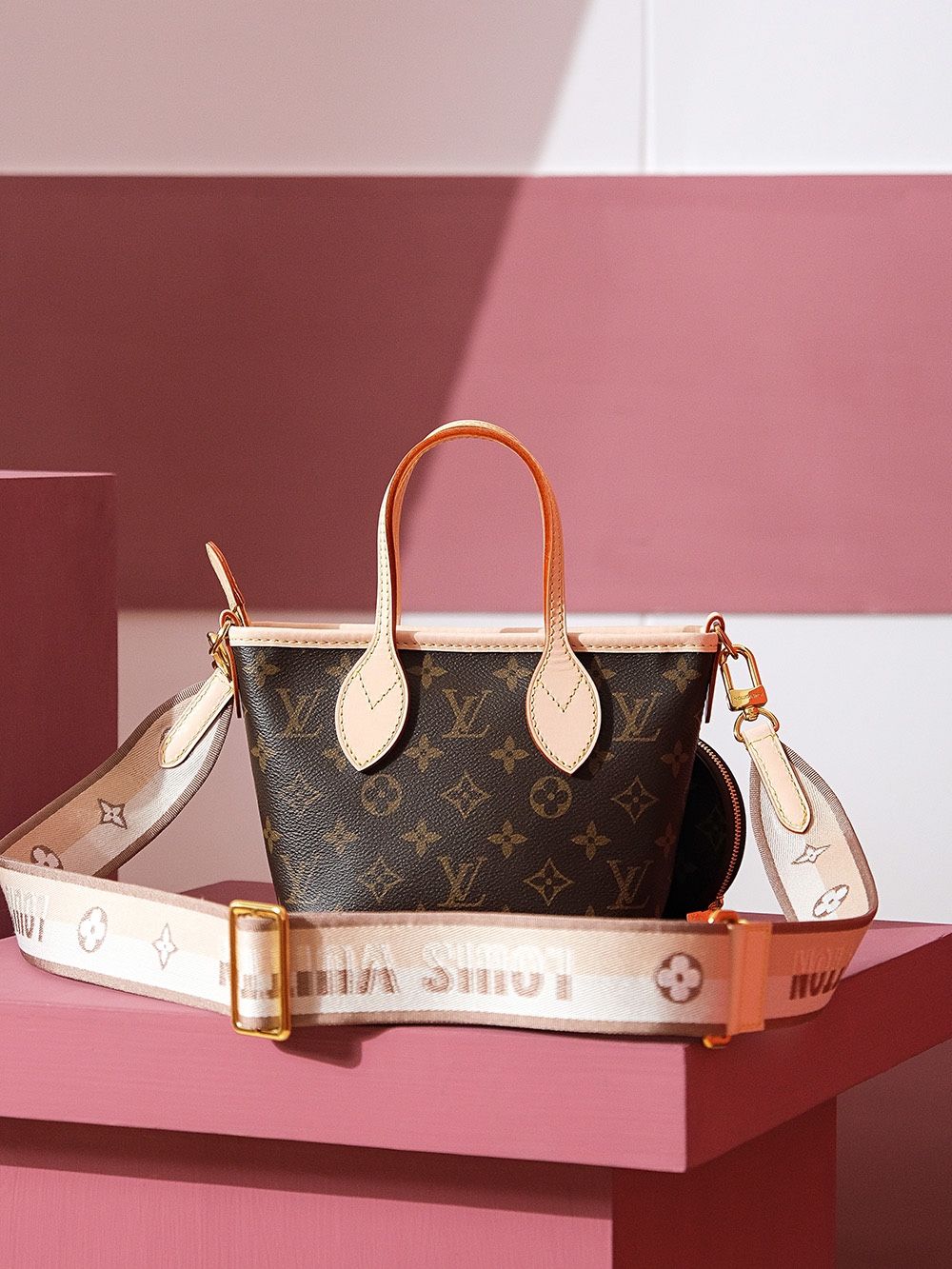 Louis Vuitton Neverfull BB Monogram Canvas Women's Handbags M46705