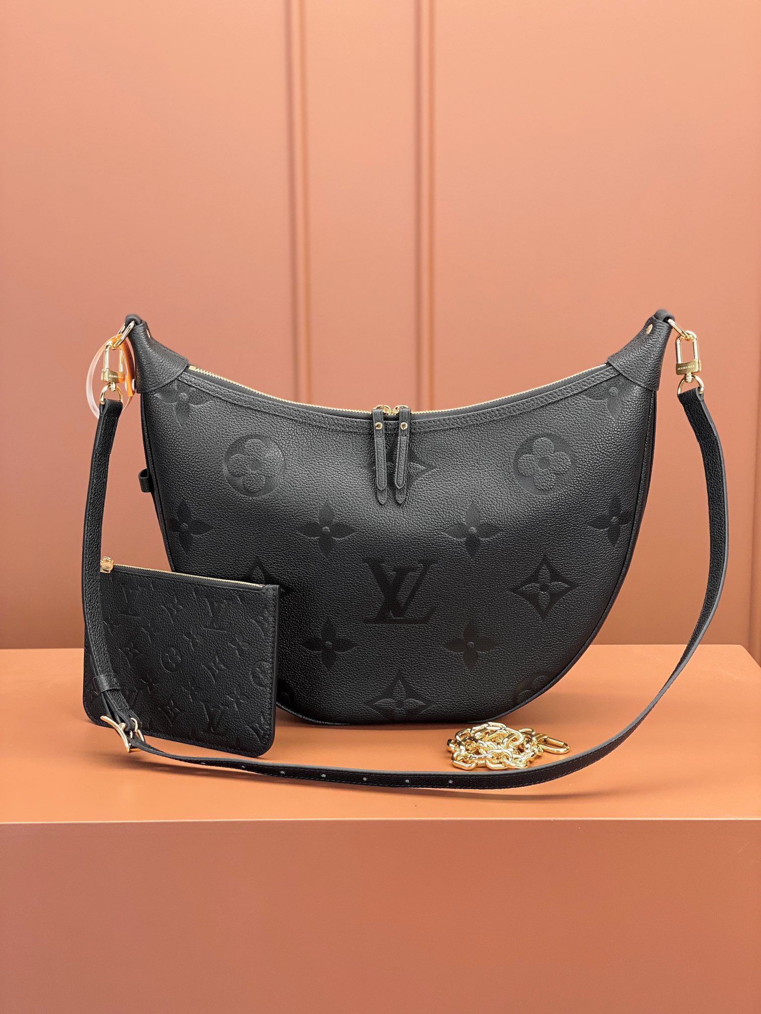 Louis Vuitton Loop Hobo Monogram Empreinte Leather Handbag