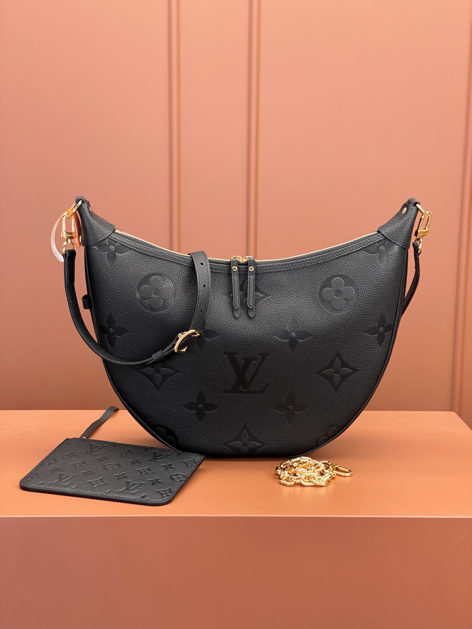 Louis Vuitton Loop Hobo Monogram Empreinte Leather Handbag