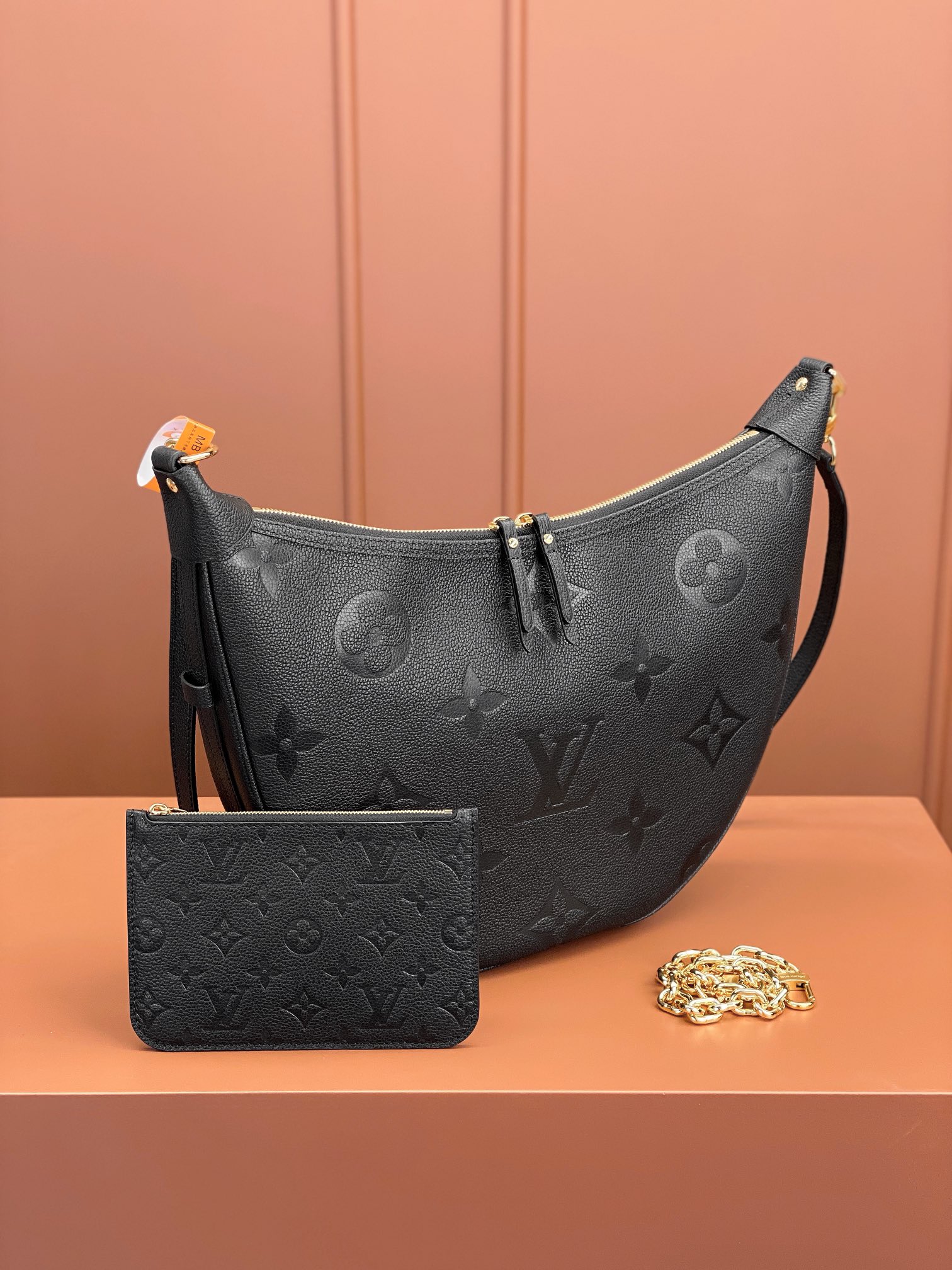 Louis Vuitton Loop Hobo Monogram Empreinte Leather Handbag