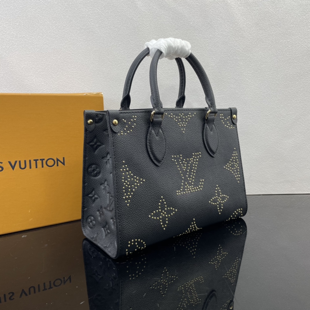 Louis Vuitton OnTheGo PM Monogram Empreinte Leather Women's Handbags M46733