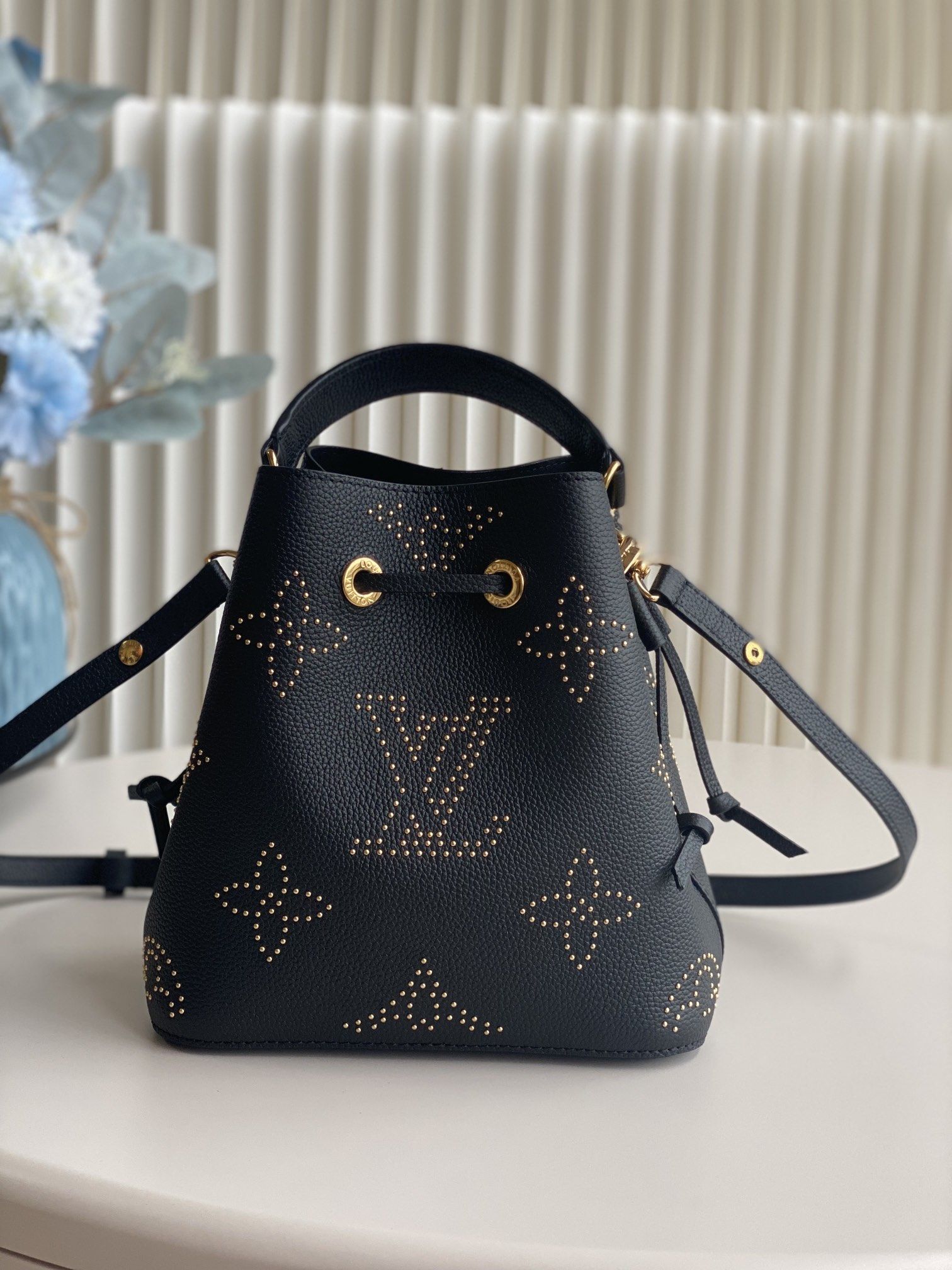 Louis Vuitton Néonoé BB Monogram Empreinte Leather Women's Handbags M46734