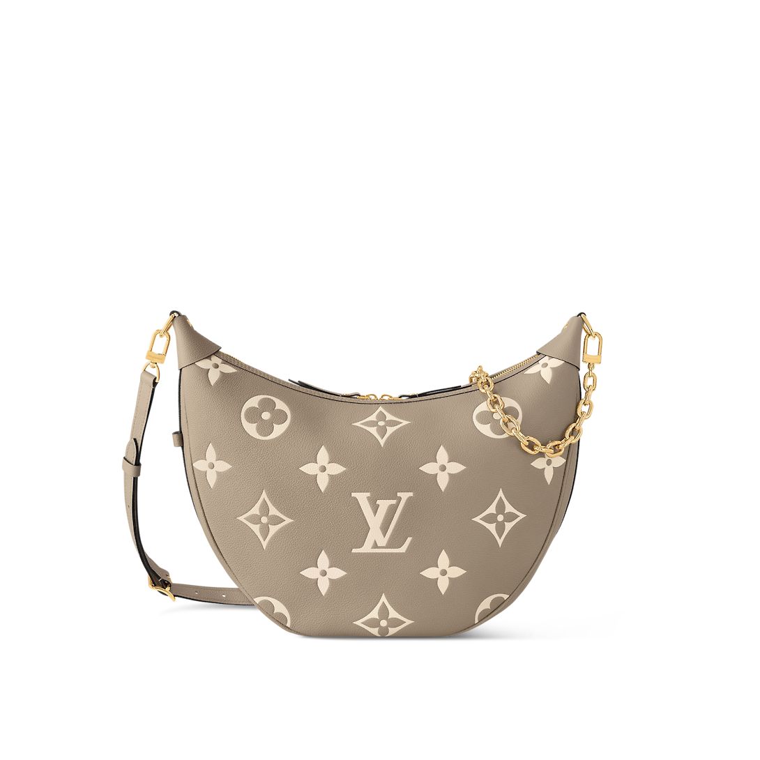 Louis Vuitton Loop Hobo Bicolor Monogram Empreinte Leather Women's Handbags M46738