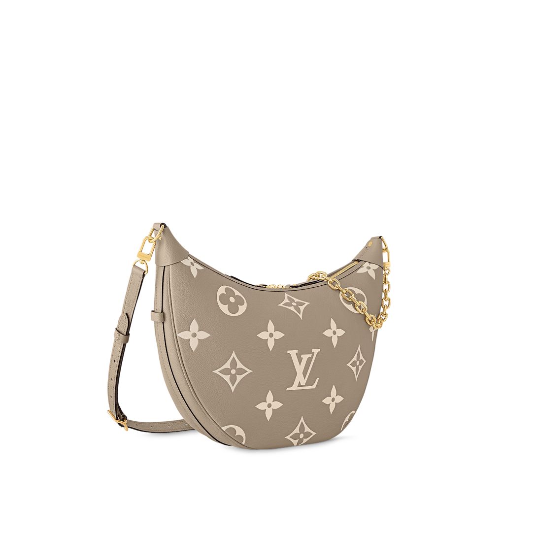 Louis Vuitton Loop Hobo Bicolor Monogram Empreinte Leather Women's Handbags M46738