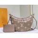 Louis Vuitton Loop Hobo Bicolor Monogram Empreinte Leather Women's Handbags M46738