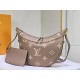 Louis Vuitton Loop Hobo Bicolor Monogram Empreinte Leather Women's Handbags M46738