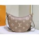 Louis Vuitton Loop Hobo Bicolor Monogram Empreinte Leather Women's Handbags M46738