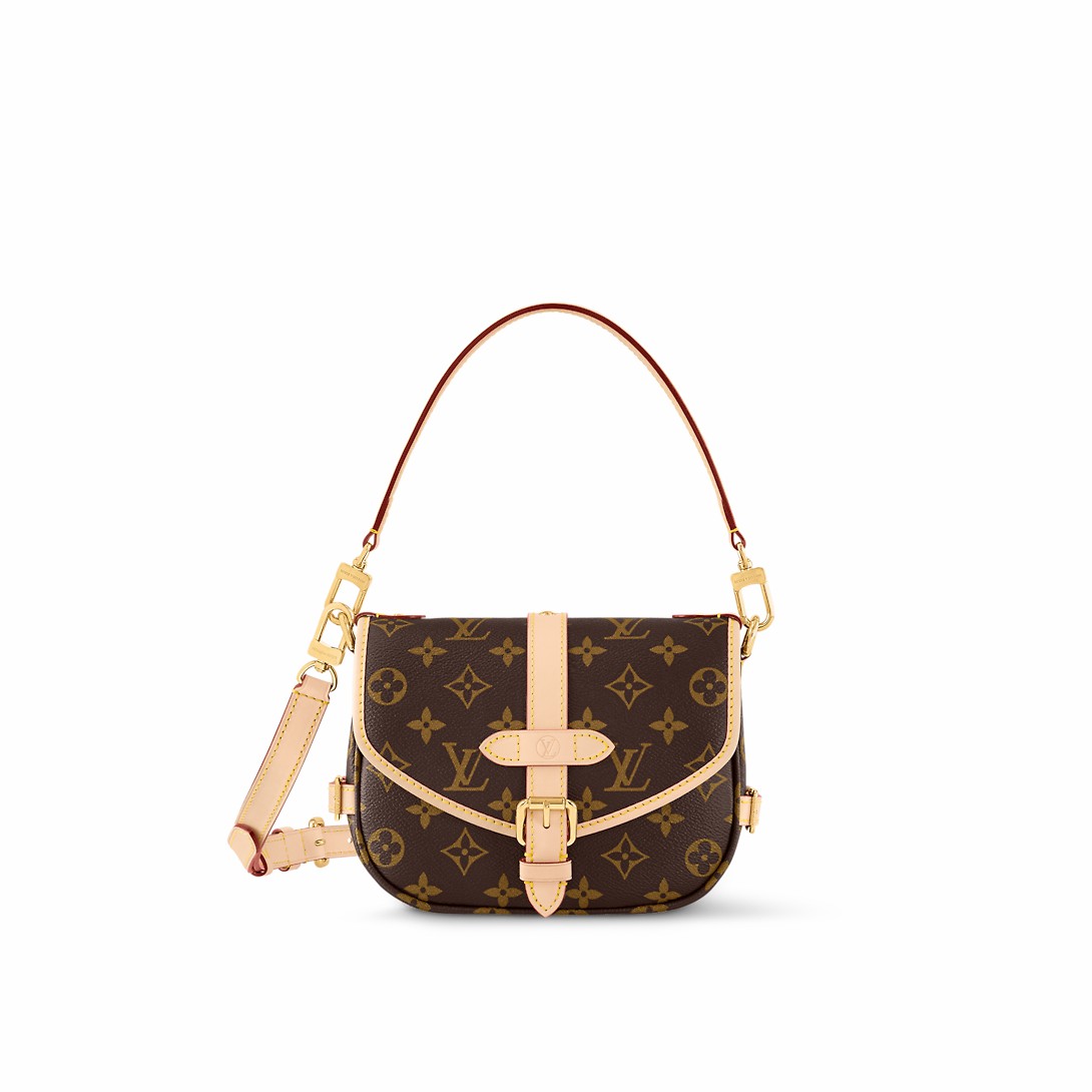 Louis Vuitton Saumur BB Monogram Canvas Handbag