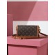 Louis Vuitton Dauphine East West Monogram Reverse Canvas Handbag