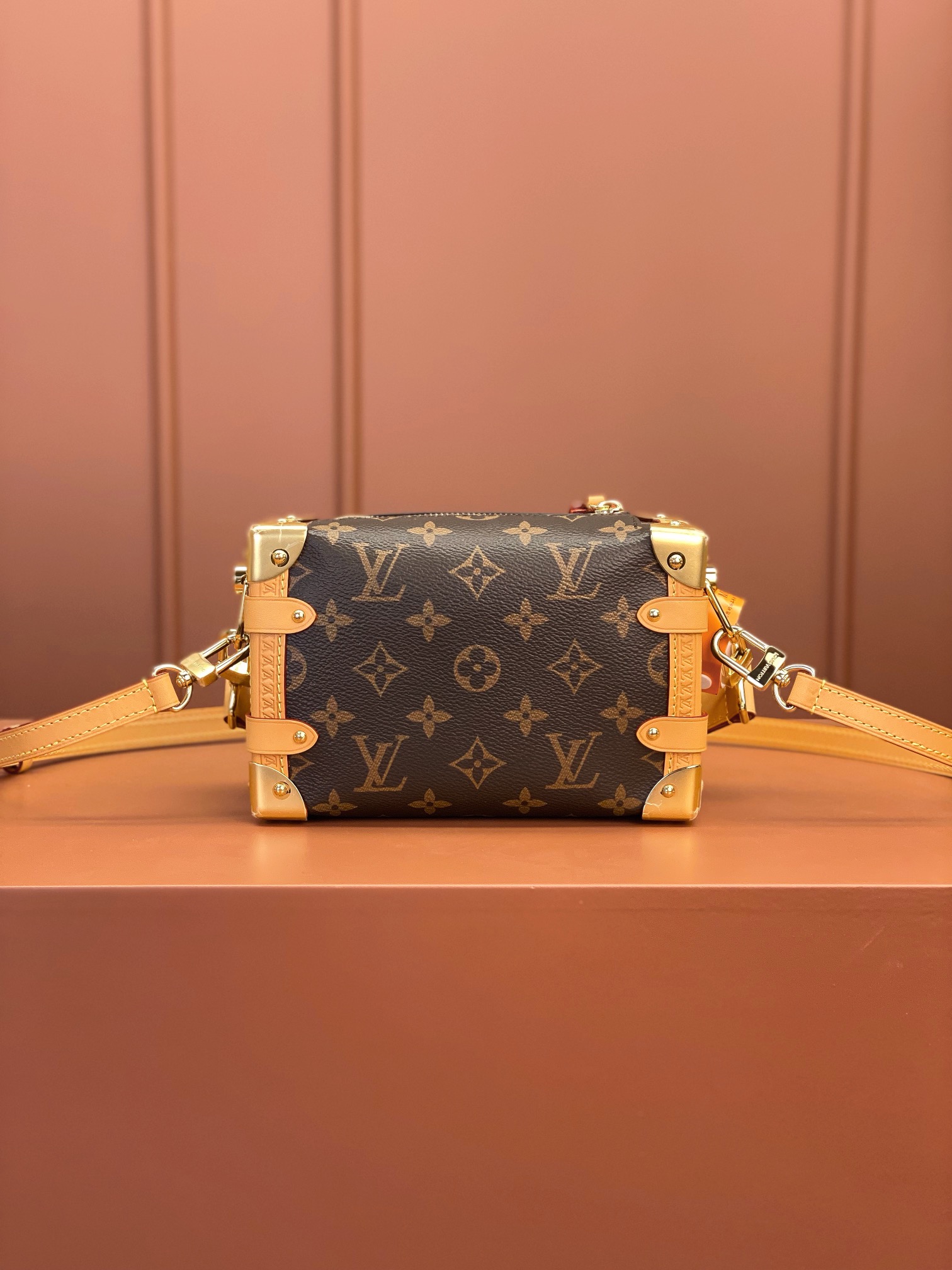 Louis Vuitton Side Trunk PM Monogram Canvas Handbag