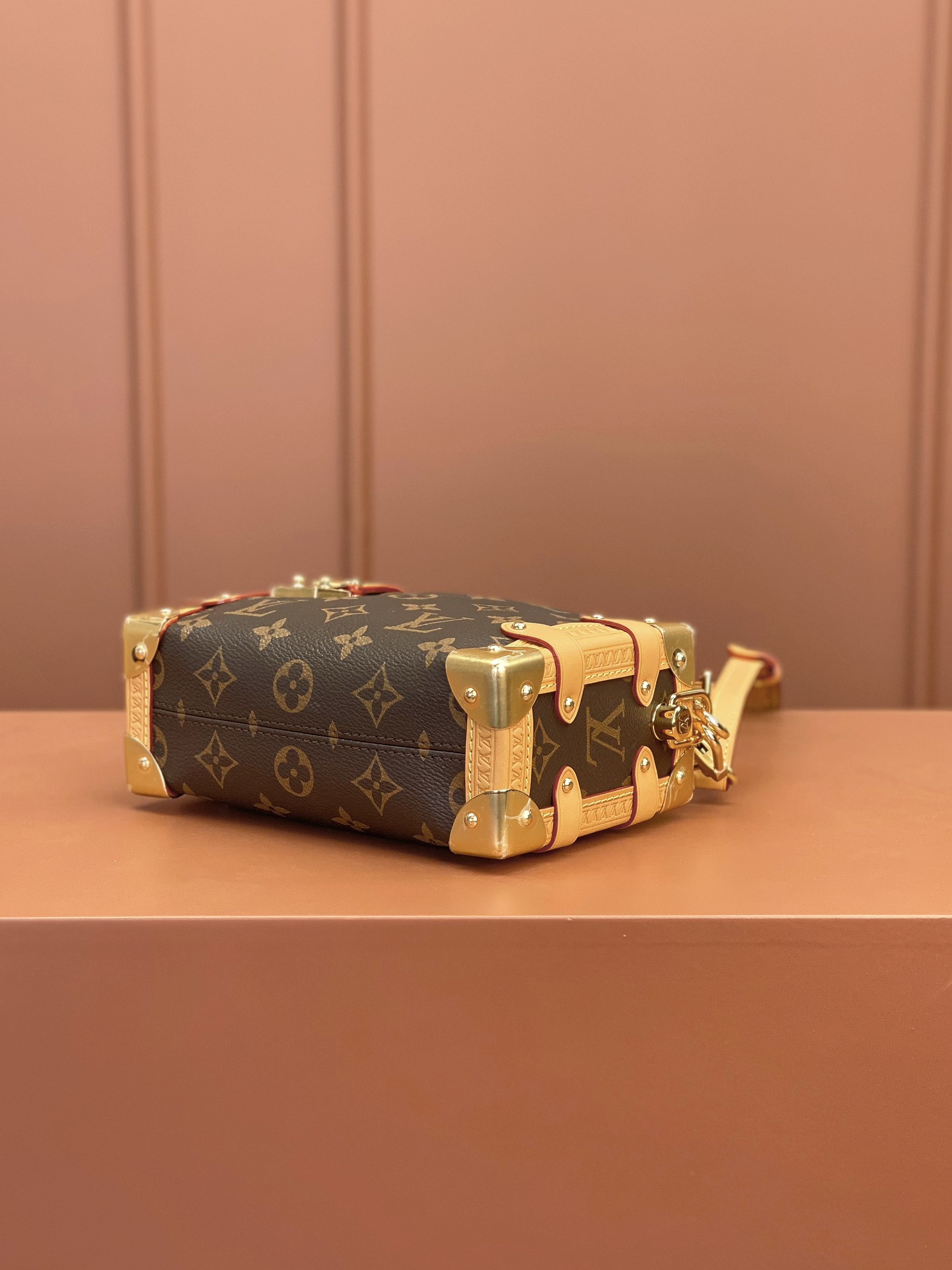 Louis Vuitton Side Trunk PM Monogram Canvas Handbag