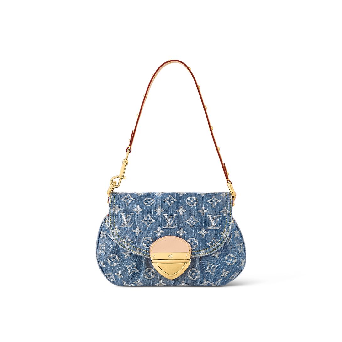 Louis Vuitton Sunset Monogram Denim Women's Handbags M46829