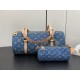 Louis Vuitton Papillon Monogram Denim Women's Handbags M46830