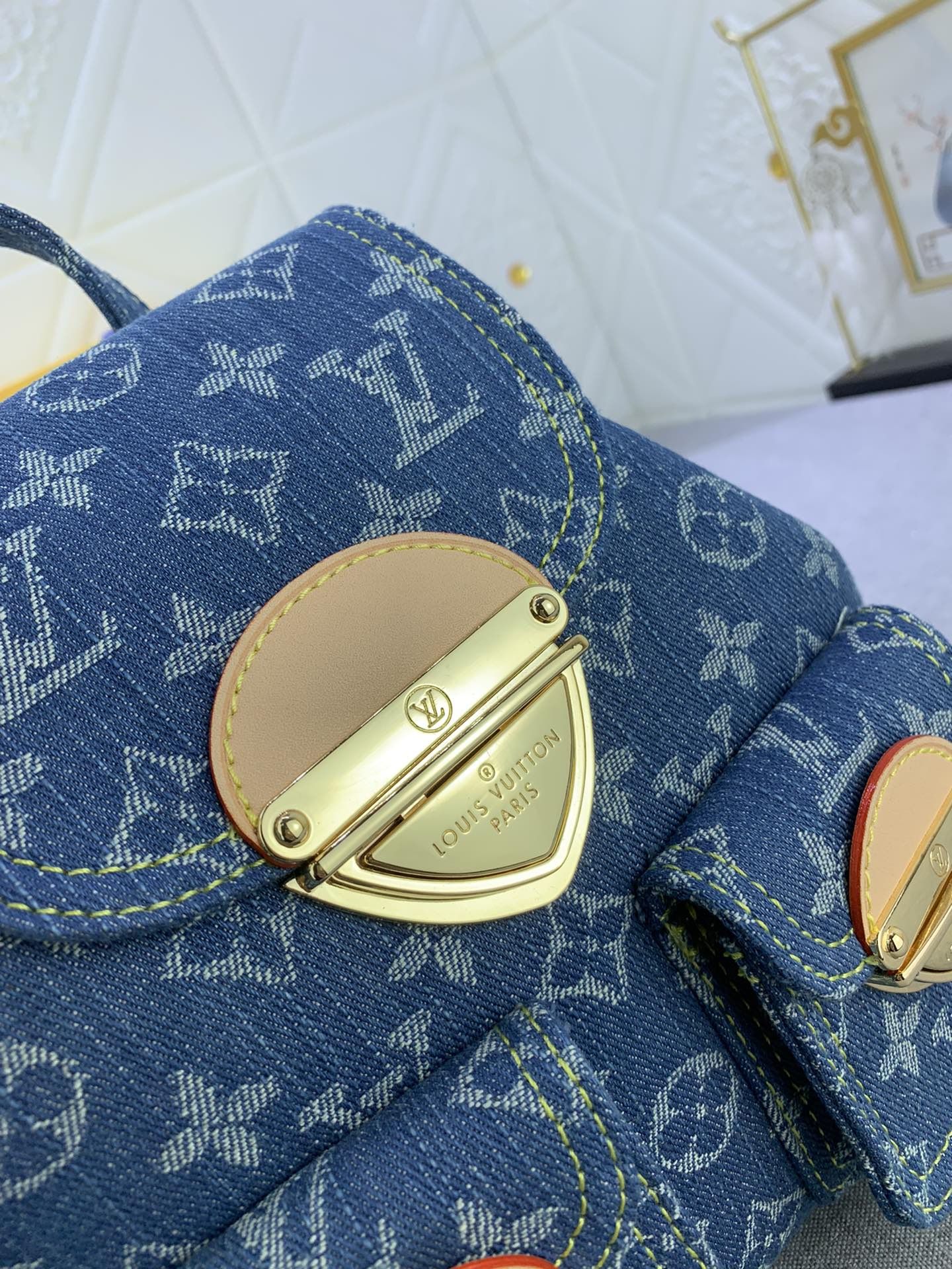 Louis Vuitton Venice Monogram Denim Women's Handbags M46836