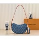 Louis Vuitton Croissant MM Monogram Denim Women's Handbags M46856