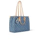 Louis Vuitton OnTheGo MM Monogram Denim Women's Handbags M46871