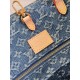 Louis Vuitton OnTheGo MM Monogram Denim Women's Handbags M46871