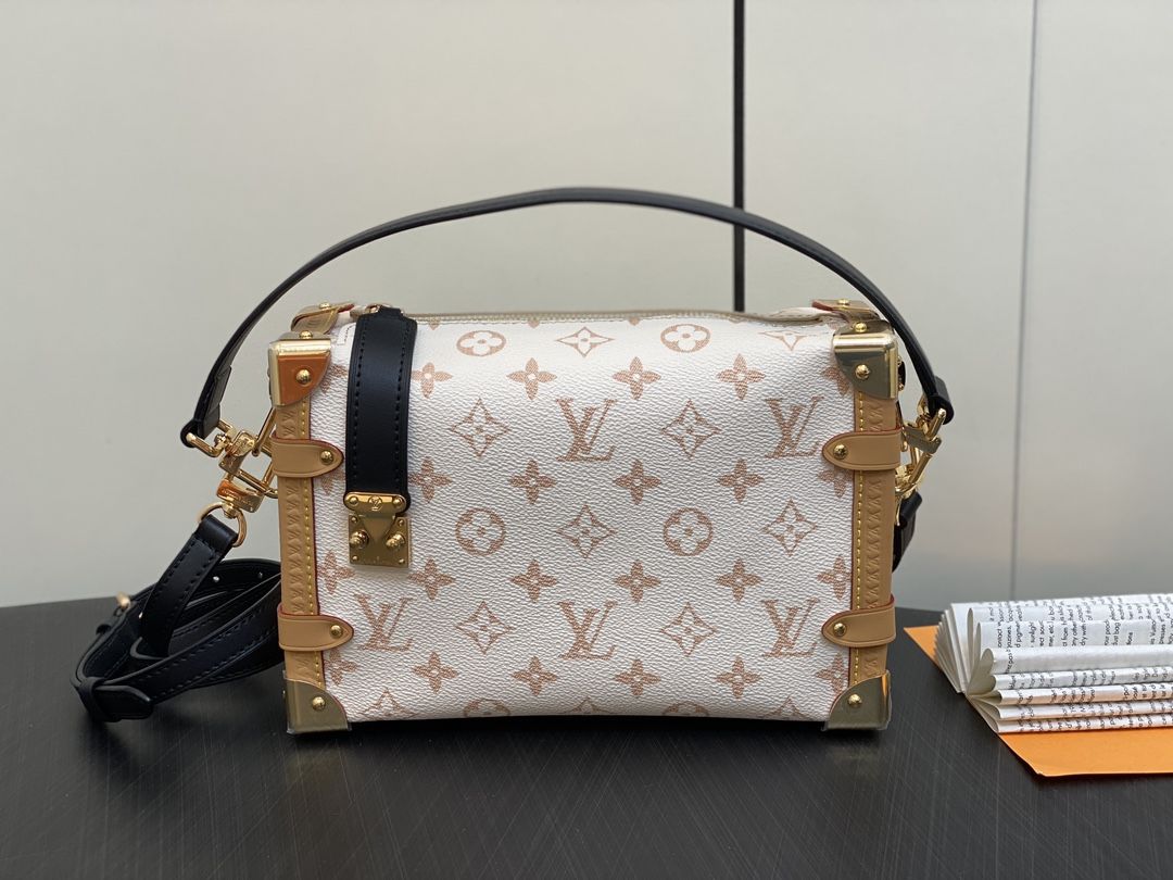 Louis Vuitton Side Trunk MM Monogram Canvas Women's Handbags M46907