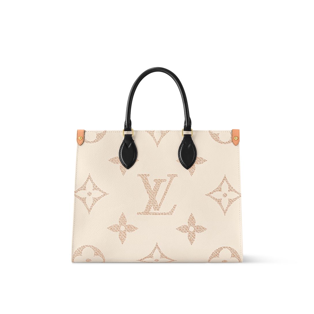 Louis Vuitton OnTheGo MM Monogram Canvas Women's Handbags M46912