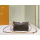 Louis Vuitton Pochette Tirette Monogram Canvas Handbag