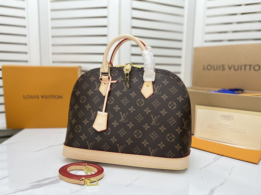 Louis Vuitton Alma PM Monogram Canvas Women's Handbags M53151