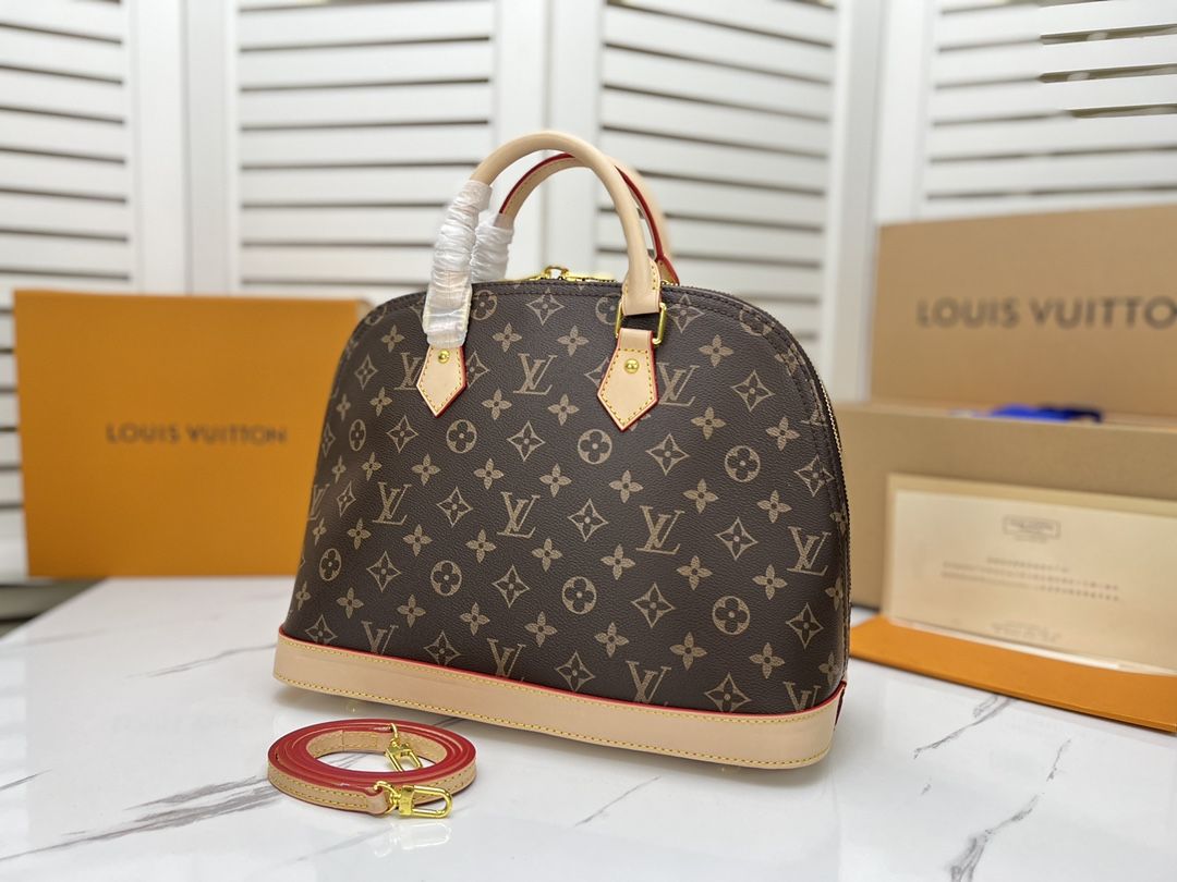 Louis Vuitton Alma PM Monogram Canvas Women's Handbags M53151