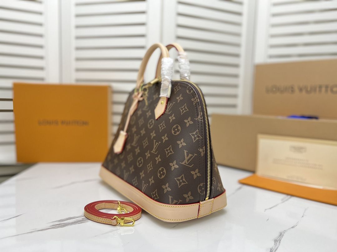 Louis Vuitton Alma PM Monogram Canvas Women's Handbags M53151