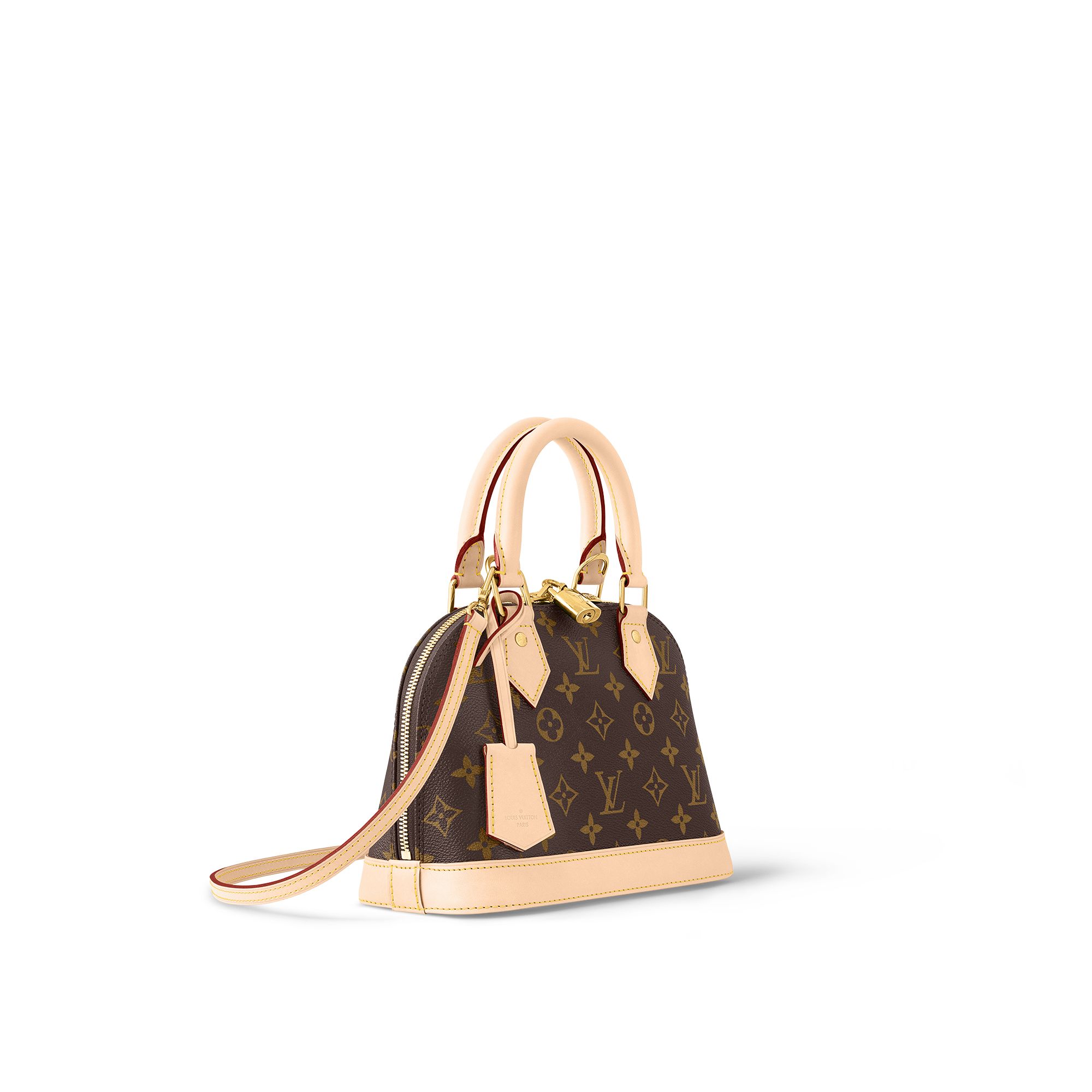 Louis Vuitton Alma BB Monogram Canvas Women's Handbags M53152