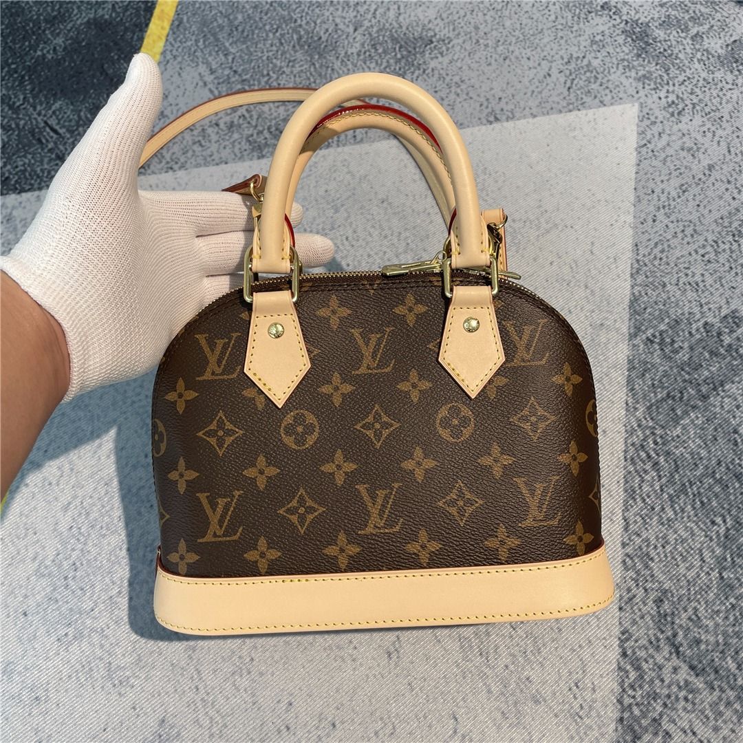 Louis Vuitton Alma BB Monogram Canvas Women's Handbags M53152