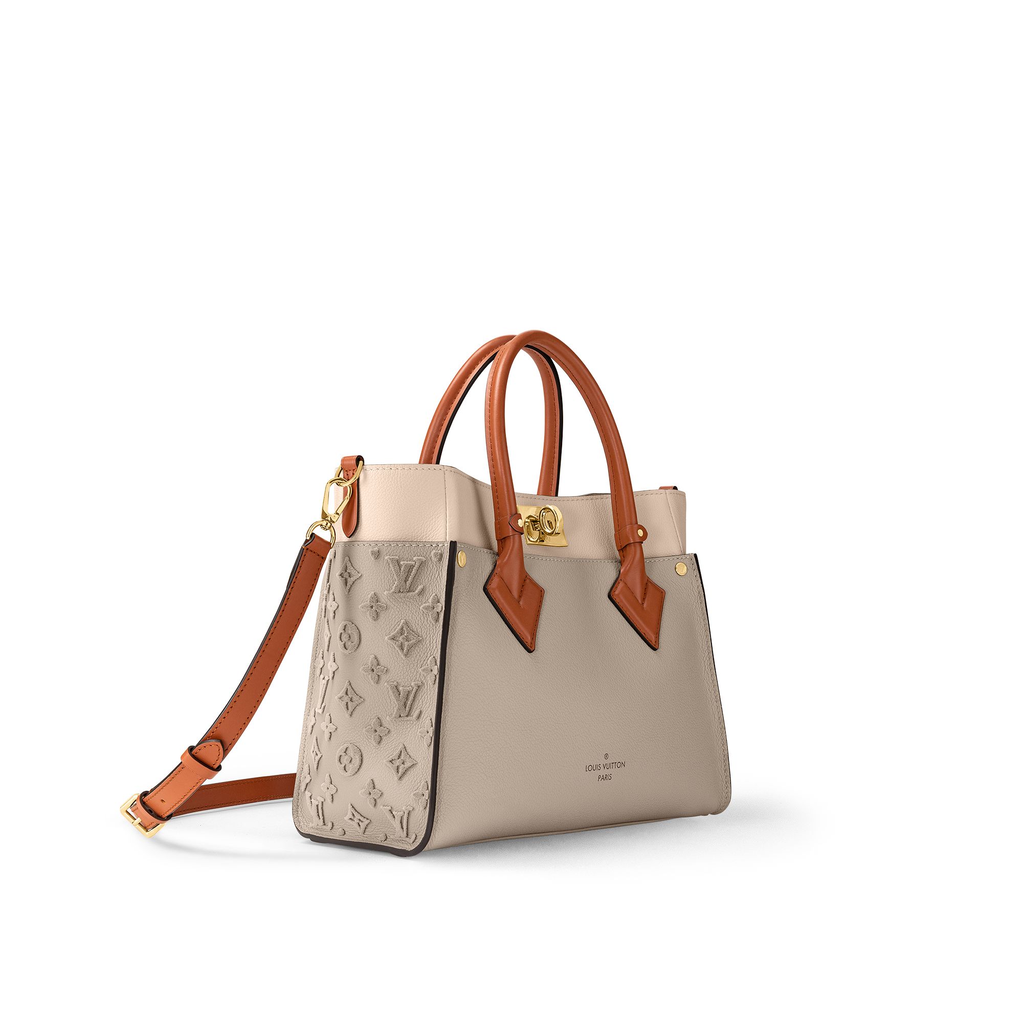 Louis Vuitton On My Side MM High End Leathers Women's Handbags M53825