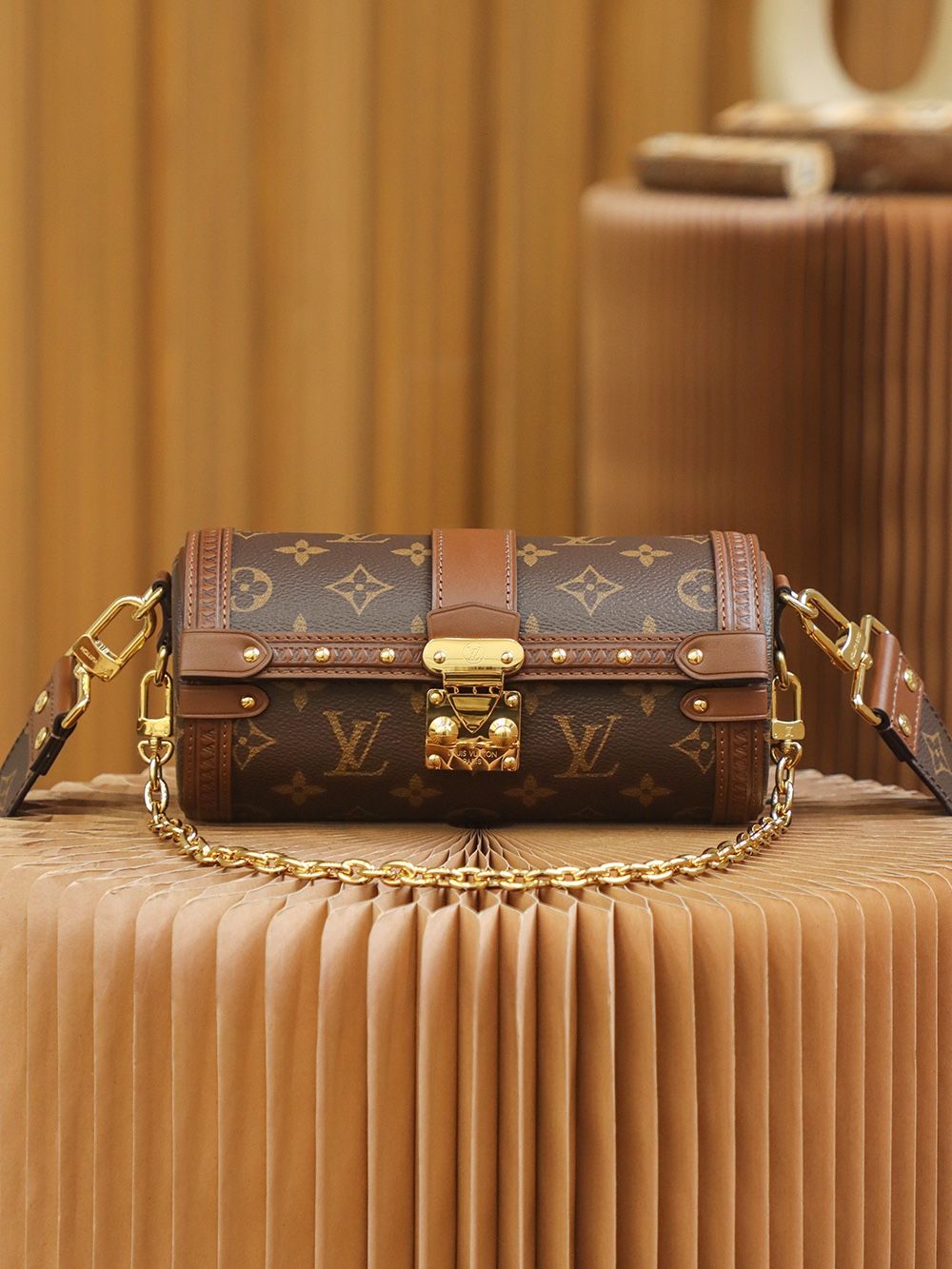 Louis Vuitton Papillon Trunk Monogram Canvas Women's Handbags M57835