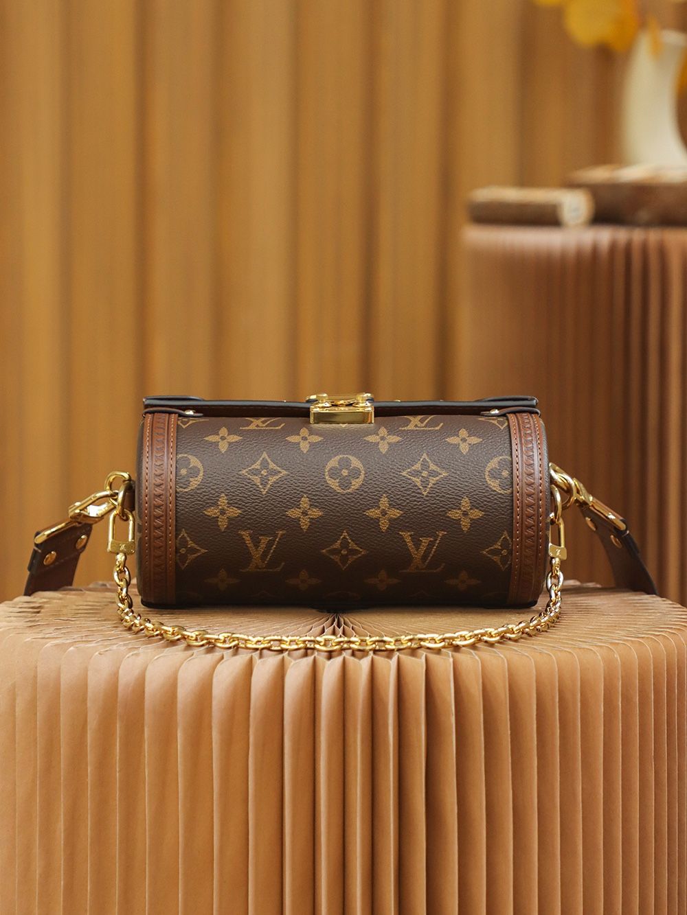 Louis Vuitton Papillon Trunk Monogram Canvas Women's Handbags M57835