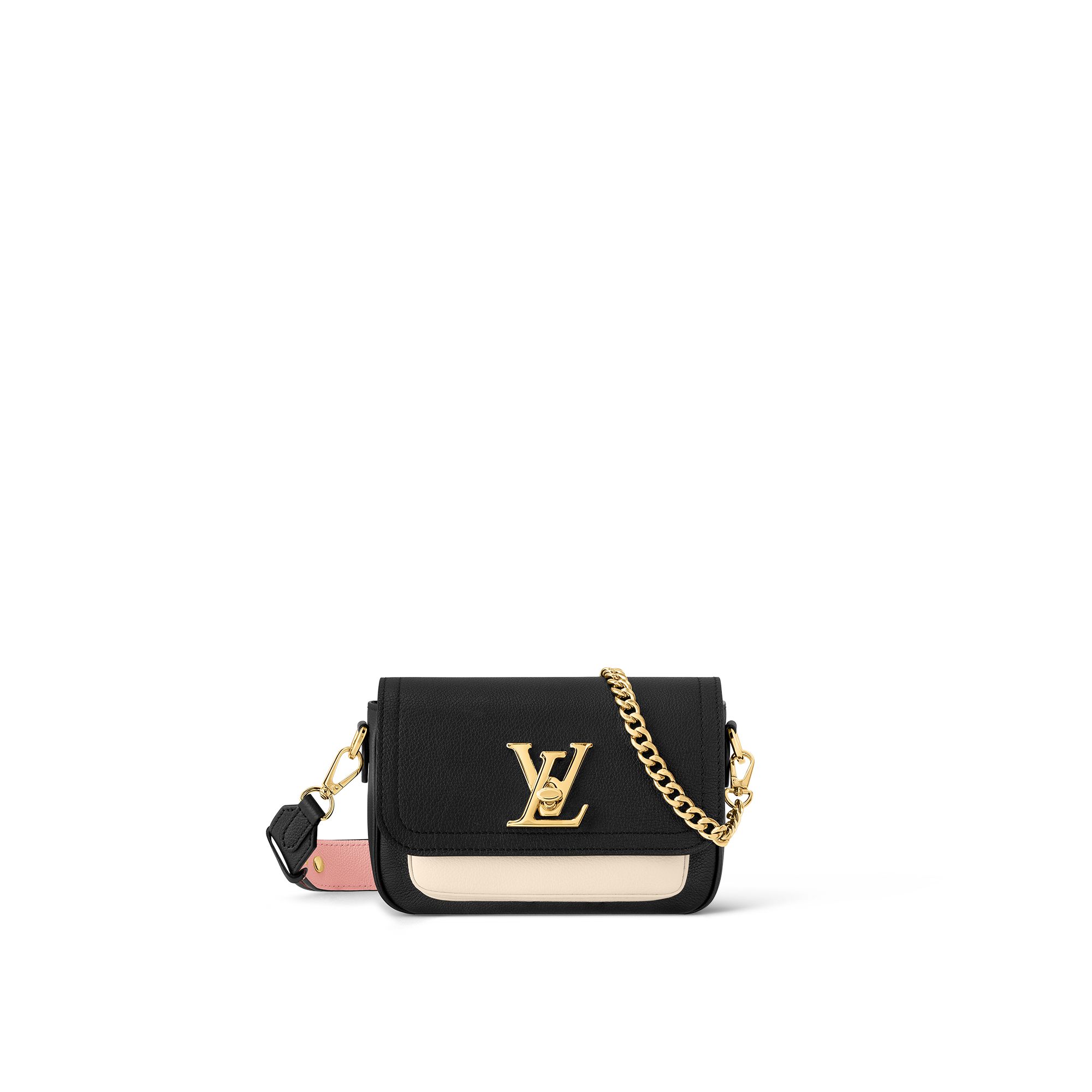 Louis Vuitton Lockme Tender Lockme Leather Women's Handbags M58557