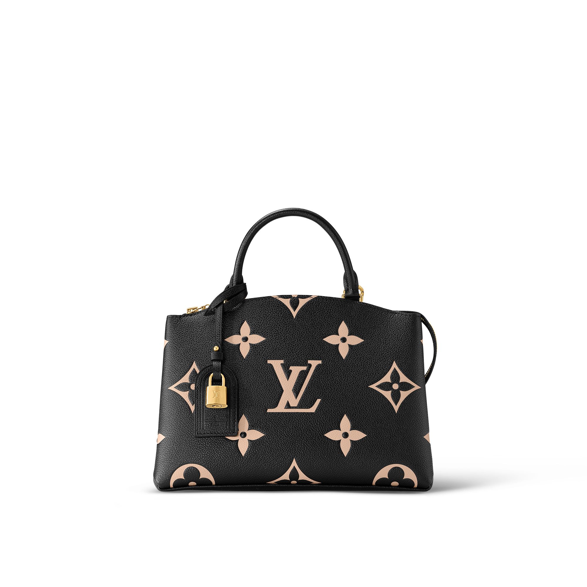 Louis Vuitton Petit Palais Bicolor Monogram Empreinte Leather Women's Handbags M58913