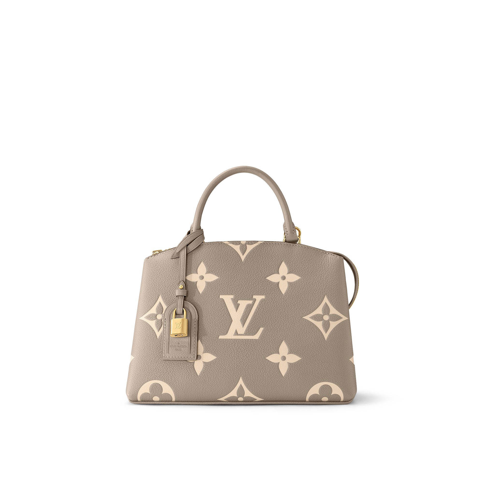 Louis Vuitton Petit Palais Bicolor Monogram Empreinte Leather Women's Handbags M58914