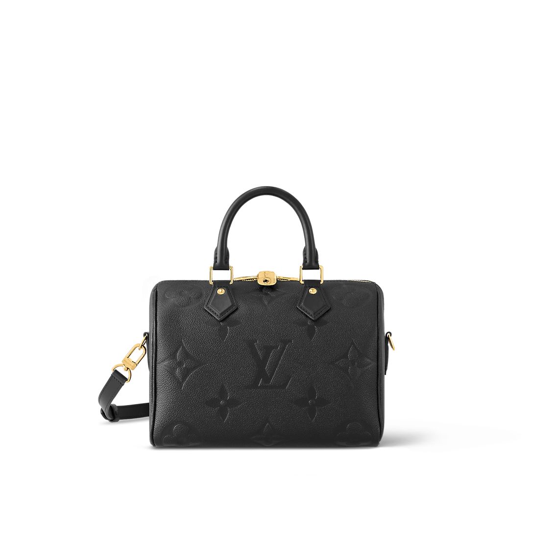 Louis Vuitton Speedy Bandoulière 25 Monogram Empreinte Leather Women's Handbags M58951