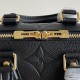 Louis Vuitton Speedy Bandoulière 20  Black Monogram Empreinte Leather Handbag