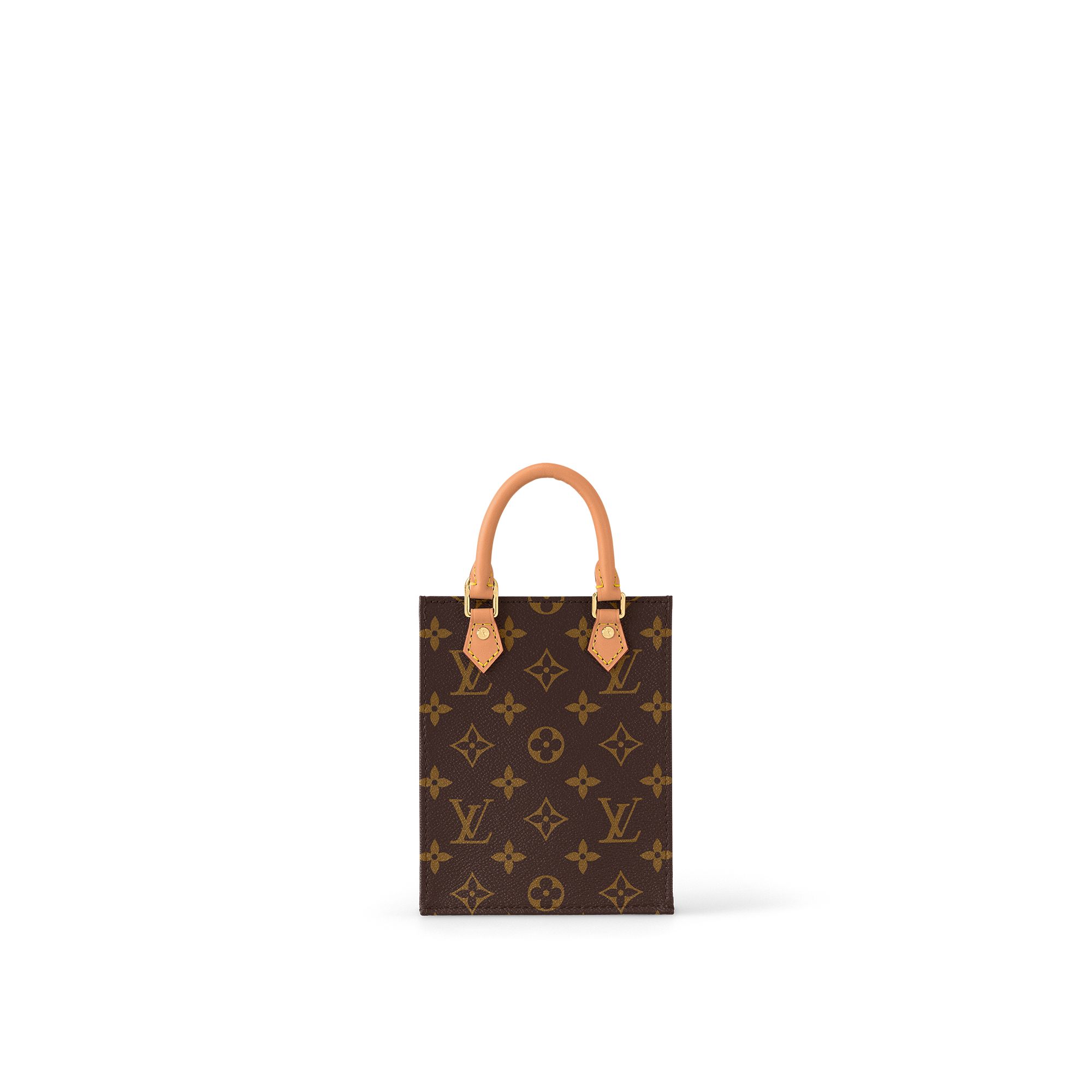 Louis Vuitton Petit Sac Plat Monogram Canvas Women's Handbags M81295