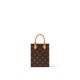 Louis Vuitton Petit Sac Plat Monogram Canvas Women's Handbags M81295