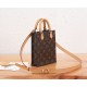 Louis Vuitton Petit Sac Plat Monogram Canvas Women's Handbags M81295