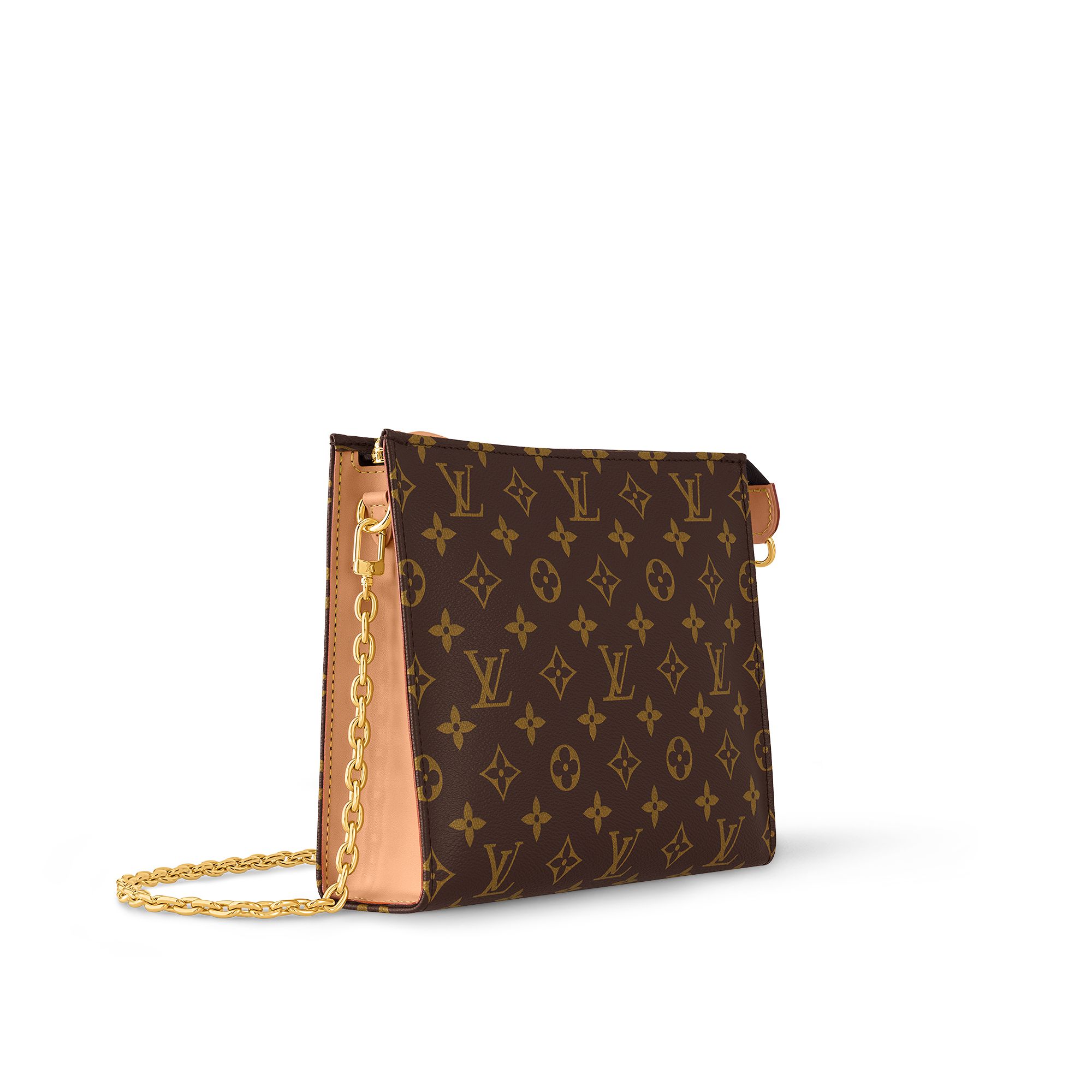 Louis Vuitton Toiletry Pouch On Chain Monogram Canvas Women's Handbags M81412