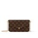 Louis Vuitton Félicie Pochette Monogram Canvas Women's Handbag M81896