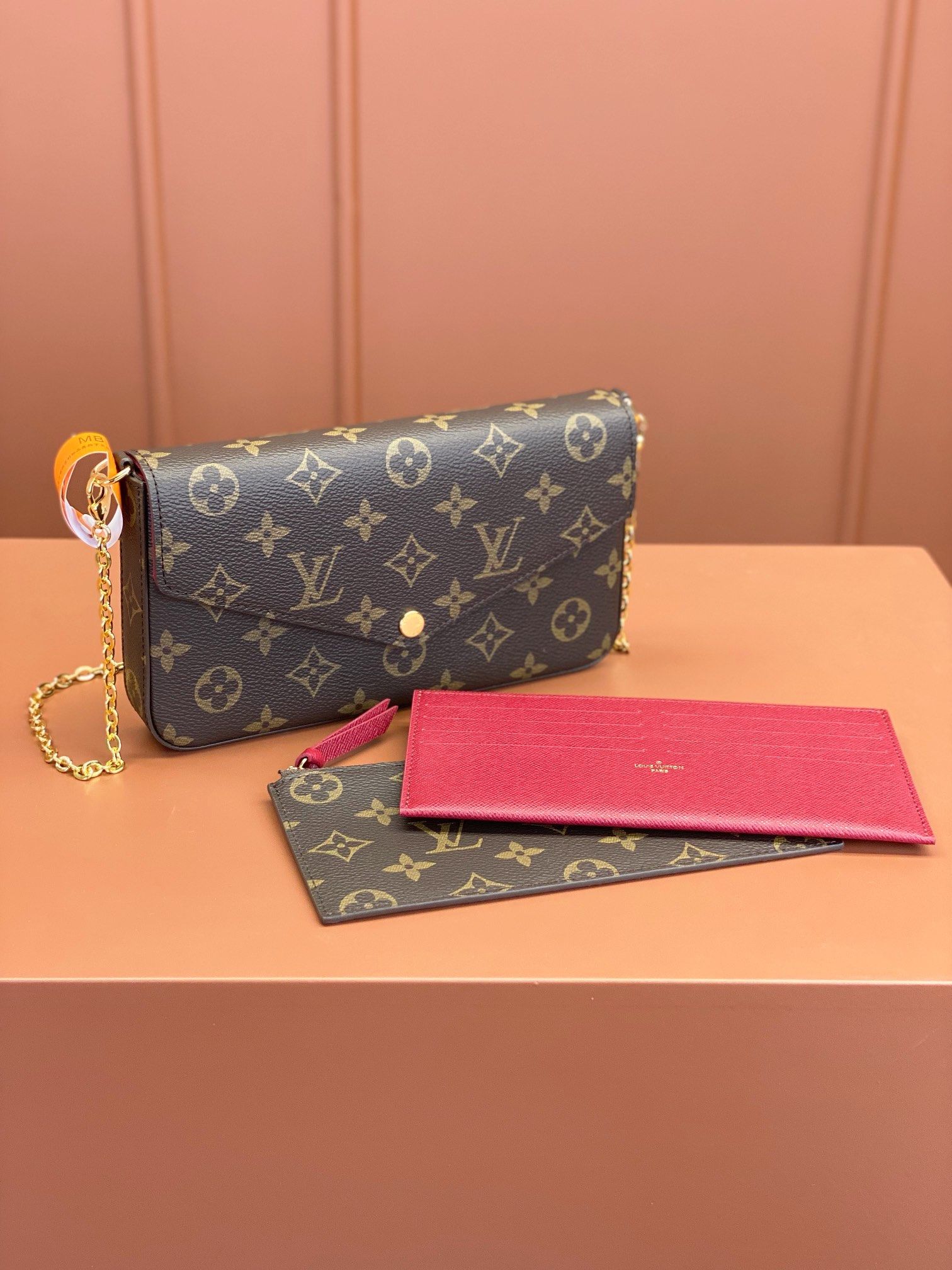 Louis Vuitton Félicie Pochette Monogram Canvas Women's Handbag M81896