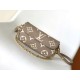 Louis Vuitton Wallet On Chain Ivy Bicolor Monogram Empreinte Leather Women's Handbag M82211