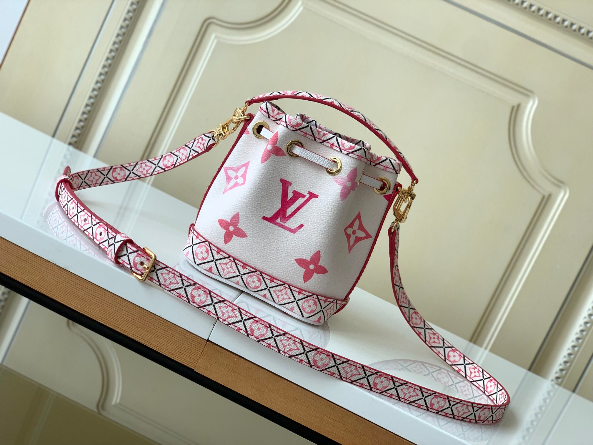 Louis Vuitton Nano Noé Monogram Canvas Women's Handbags M82386