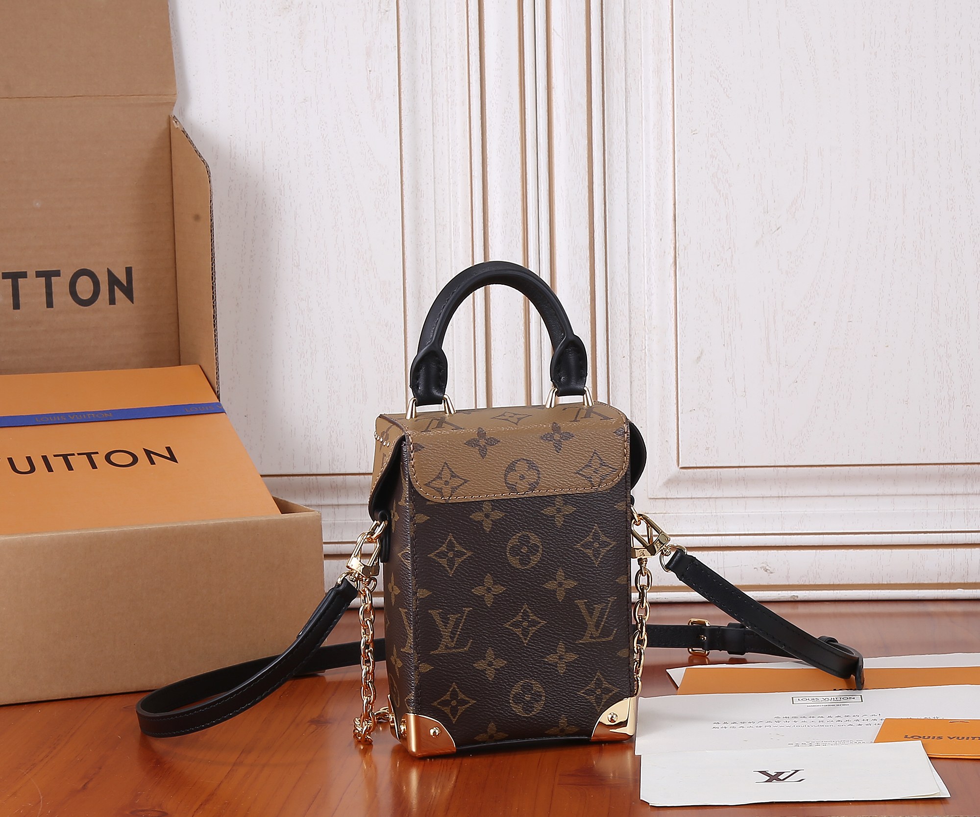 Louis Vuitton Camera Box Monogram Canvas Handbag