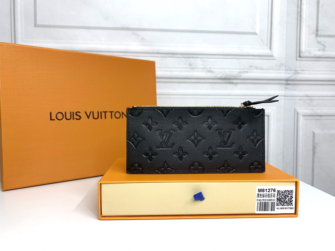 Louis Vuitton Félicie Pochette Monogram Empreinte Leather Women's Handbag M82477