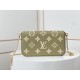 Louis Vuitton Félicie Pochette Monogram Empreinte Leather Women's Handbags M82480