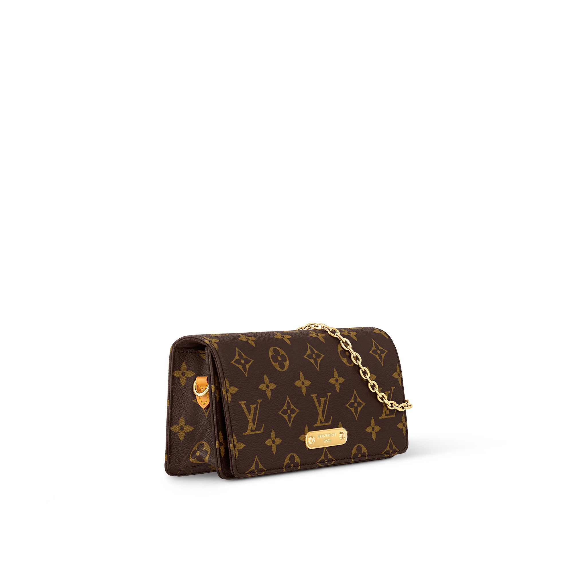 Louis Vuitton Wallet On Chain Lily Monogram Canvas Women's Handbag M82509